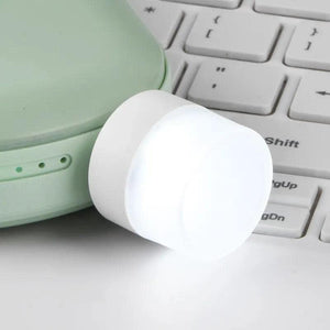 USB Lights by Night Plug-in Mini LED Bulb Portable Compact Night Light, Ideal for Bedroom, Car Outdoor USB Atmosphere Light -  2 pcs