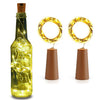 Warm White 20 LED Wine Bottle Cork Lights Copper Wire String Lights 2M Battery Powered