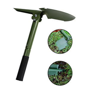 Multitool Mini Outdoor Camping Folding Shovel Multifunctional Portable Entrenching Tool Lightweight for Outdoor Hiking with Cover