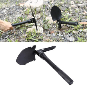 Multitool Mini Outdoor Camping Folding Shovel Multifunctional Portable Entrenching Tool Lightweight for Outdoor Hiking with Cover