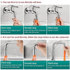 Flexible Water Tap Extender, Universal Foaming Extension Tube with Connector, 360 Free Bending Faucet Extender, Adjustable Sink Drain Extension