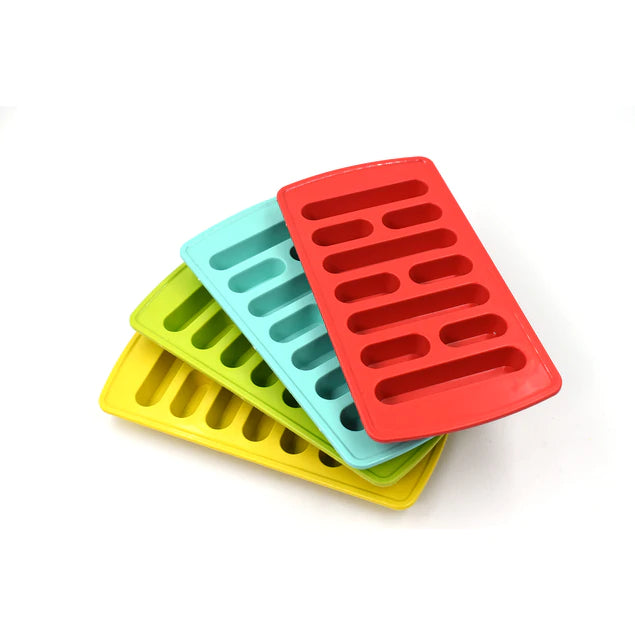 Cool Ice Cube Tray Set of 4 Kit kat Shape Ice Stick Tray Ice Cube Mold for Water Battle