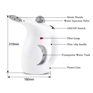 Fast Heat-up Steam Face Steamer Brush for Home and Travel for Facial, Cold and Cough and Garment - halfrate.in