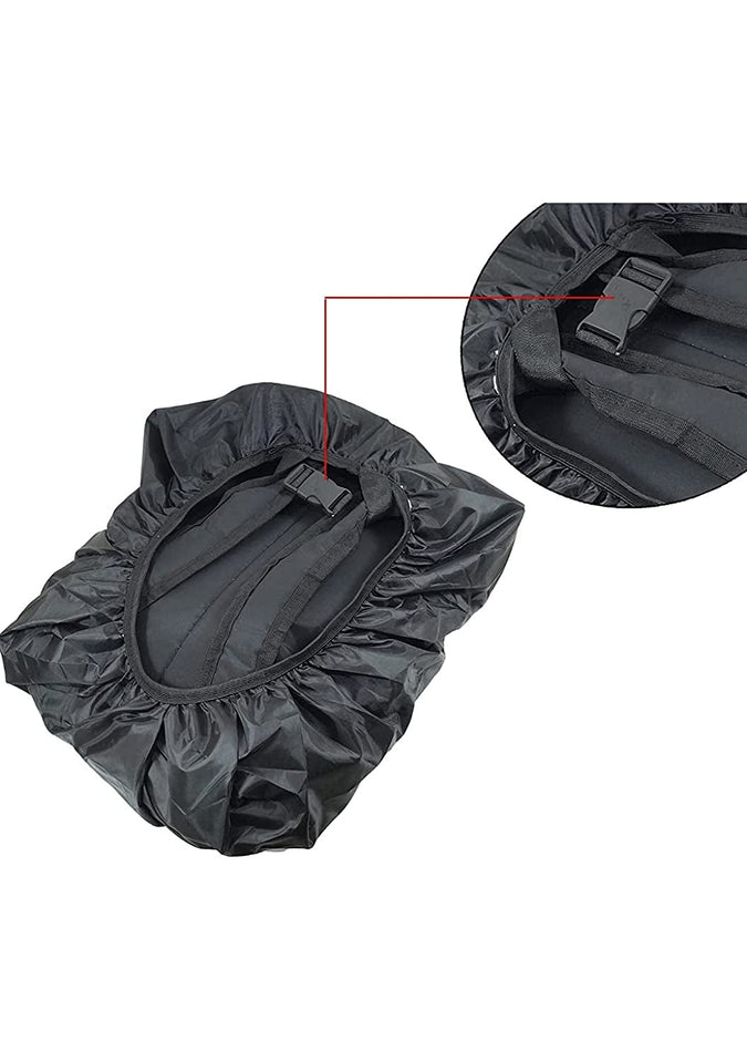 Waterproof Rain Cover for Backpack Bags, Rainproof Dust Proof Protector Elastic Adjustable for Trekking & Laptop, School Bag Cover, Luggage Bag Cover with Pouch Free Size Heavy