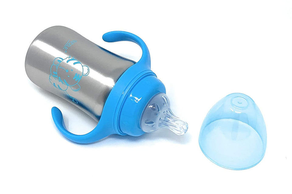 Sizzle Stainless Steel Baby Feeding Bottle (360 ml)