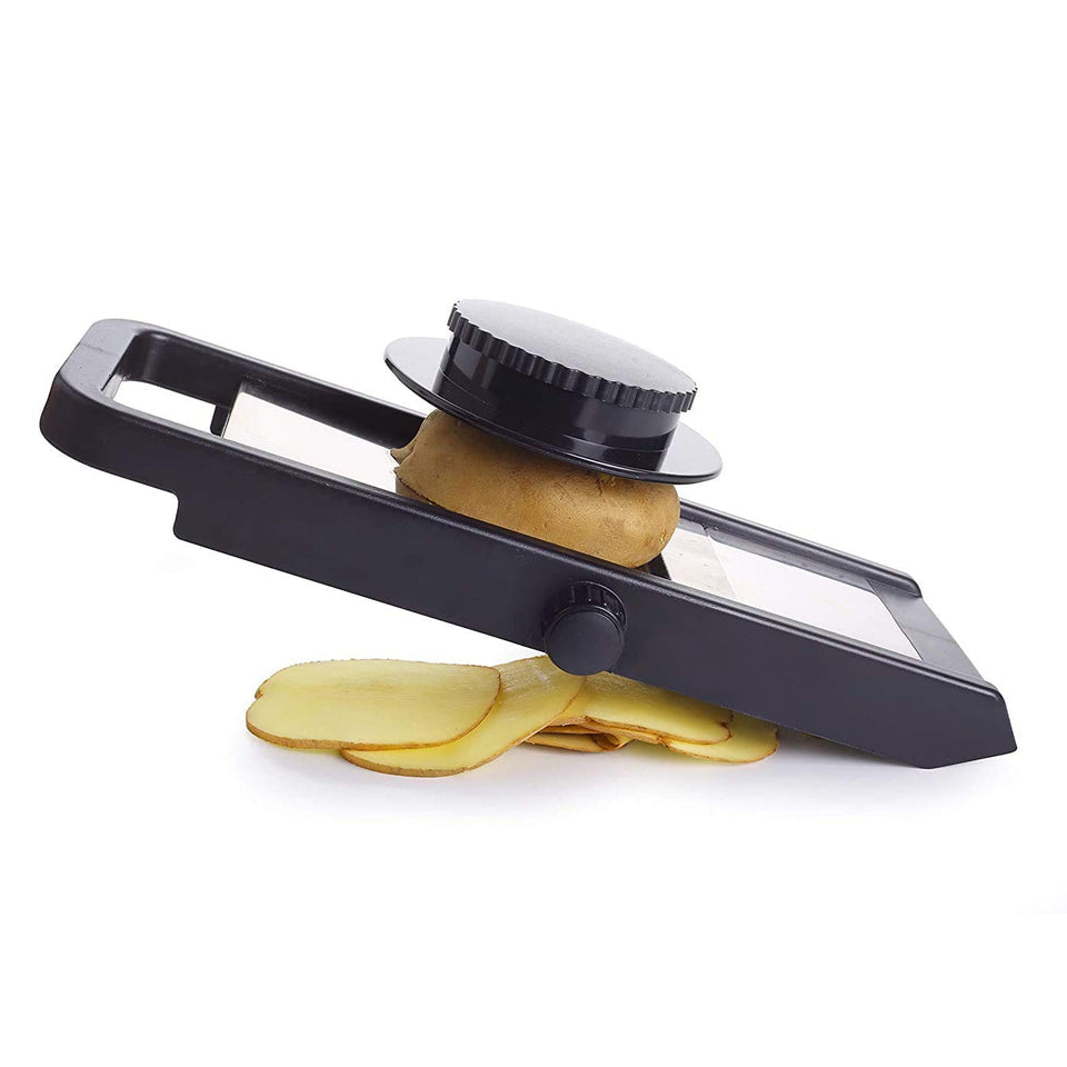 Stainless Steel Slicer Multipurpose with Adjustment knob to Adjust Thickness of Slices