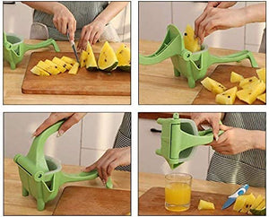 Manual Plastic Fruit Juicer Hand Press Lemon Squeezer Hand Juicer Citrus Press Juicer Fruit Extractor Tool for Orange, Pack Of 1