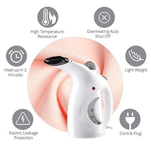 Handheld Garment Facial Steamer Mini Handheld Electric Garment Facial Steamer Brush and Fabric for Ironing Clothes Home and Travel (Multicolour) - halfrate.in