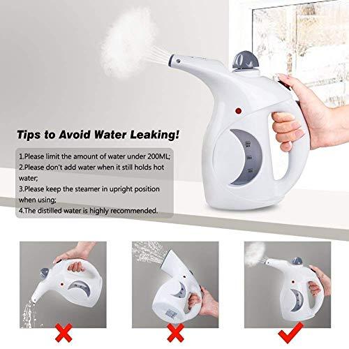 Handheld Garment Facial Steamer Mini Handheld Electric Garment Facial Steamer Brush and Fabric for Ironing Clothes Home and Travel (Multicolour) - halfrate.in