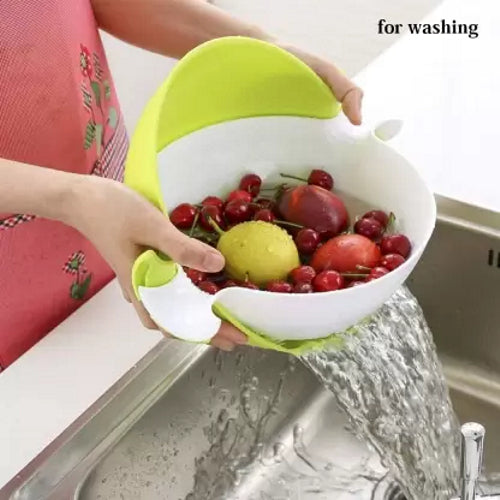 Multifunctional Washing Fruits & Vegetables Basket Strainer and Detachable Bowl