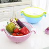 Multifunctional Washing Fruits & Vegetables Basket Strainer and Detachable Bowl