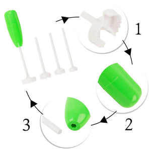 Vegetable Drill Spiralizer Digging for Stuffed Vegetables Spiral Cutter Device Corer Set of 4 Pcs