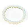 Opalite Bracelet Natural Crystal Healing Bracelet Gemstone Jewellery Beaded Stone Bracelet for Men & Women, Bead Size 8 mm