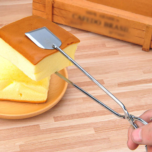Multifunctional Kitchen Barbecue Stainless Steel Wire Food Serving Tong Charcoal Clip Cooking Scissor Tongs 26 cm