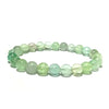 Green Fluorite Bracelet Natural Crystal Healing Bracelet Gemstone Jewellery Beaded Stone Bracelet for Men & Women, Bead Size 6 mm