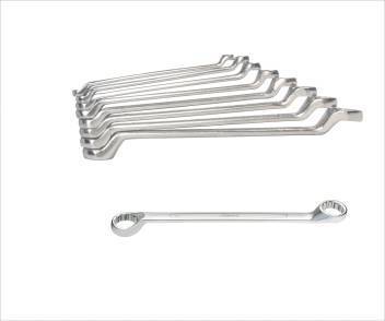 Saleshop365® Set of 8 Pcs Ring Spanners Shallow Offset (6x7 to 20x22 mm) - halfrate.in