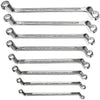 Saleshop365® Set of 8 Pcs Ring Spanners Shallow Offset (6x7 to 20x22 mm) - halfrate.in