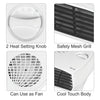Room Heater Compact Shock proof Plastic Body 1000 / 2000 Watt Dual selection White colour, Ideal for small to medium room/area