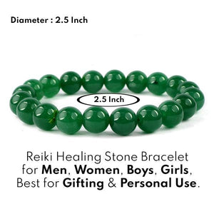 Natural Green Aventurine Bracelet 6 mm Beads Bracelet Round Shape for Reiki Healing and Crystal Healing Stone Semi Precious Gemstones Stretchable Bracelet