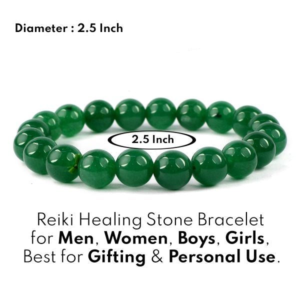 Natural Green Aventurine Bracelet 6 mm Beads Bracelet Round Shape for Reiki Healing and Crystal Healing Stone Semi Precious Gemstones Stretchable Bracelet