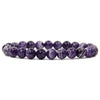 Amethyst 6 mm Crystal Stone Beads Natural Charm Bracelet Reiki Healing for Men and Women