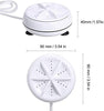 Mini Washing Machine Portable Personal Rotating Ultrasonic Turbine Washer Adjustable