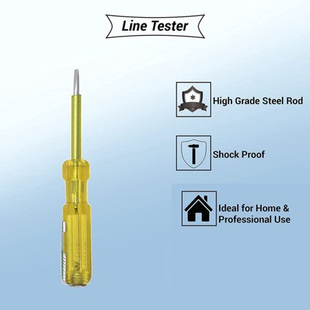 Multi Hand Tool Kit 3 Pc. - Combination Plier, Wire Cutter, Tester Power & Hand Tool Kit-ht47