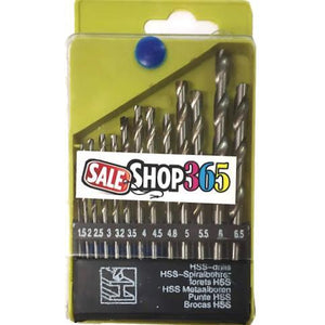 Saleshop365® 23 pcs Drill Bits Combo - 13 Pieces Hss Dril, 5 pcs Sharpe Tip Drill for Wood, 5 Pieces Masonry Drill Set for Wall, Concrete - halfrate.in